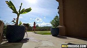 redhead milf tempts stepsister's husband into secret freeuse play