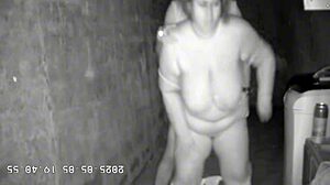 hidden cam catches busty brazilian stepmom anal creampie with stepson in alley