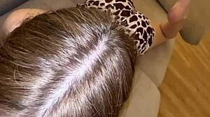 Stepdad sniffs my new panties under blanket while i tease him pov