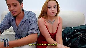 doctor pounds my tight latina ass during wild couples therapy 😩🍑💦 english subs included! 🔥