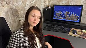 stepmom's not too old... i slammed her big tits on the desk hard