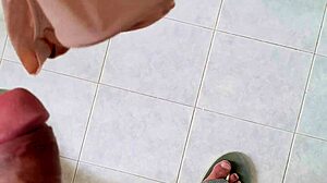 sauna bodybuilder neighbor ignores you while fingering thong panties