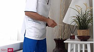 baby doll's massage leads to intimate anal surprise