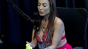 Swing House Slut Belinha Baracho Teases In Sheer Red While Cuck Hubby Watches Her Get Pounded!