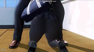 Brunette Seduces Teacher With Classroom Suck