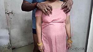 desi indian schoolgirl roleplay sex with boyfriend turns couple fucking intense