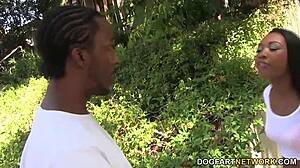 Chanell Heart Gangbanged by White Cocks in Bukkake Facial