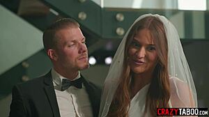 naughty big ass bride gizelle blanco dives into rough fucking right at the altar