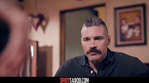 Stepdad spanks toys rough fucks submissive stepdaughter hard