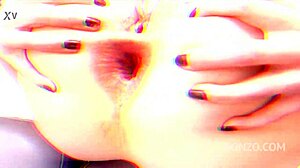 Susan Ayn's Wild 4on1 with DP DAP Gaping and Monster Cock Swallow