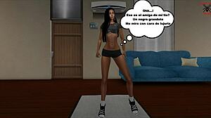wet dreams comic part 2 has latina teen dancing for old man