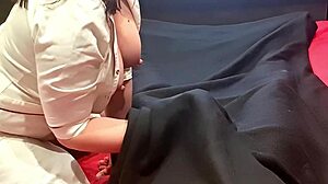 Naughty Nurse Delivers Steamy Patient Blowjob And Ride Tease