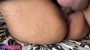 Curvy Natural Brazilian Milf Gives Ass And Rides Thick Cock In Bath Moaning