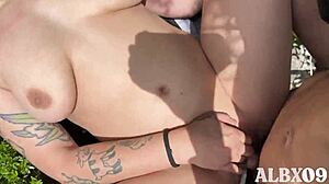 cogiendo rica pendeja argentina en la montaña ends with hot cum facial