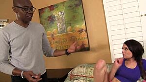 braces teen shuts eyes for massive facial cumshot