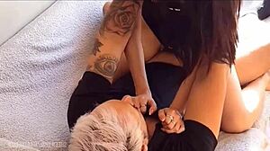 skinny teen brunette begs big cocks to fill her juicy ass