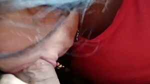 stepmom sucks heartbroken stepson's cock deep until massive creampie orgasm in her mouth