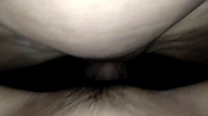 Hot babe creams on thick cock in tight pussy