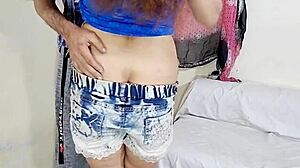 Indian Muslim Stepsis Stands Bent For Stepbro's Anal Doggy In Hindi