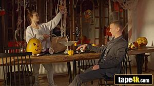 tattooed latina halloween hardcore hookup