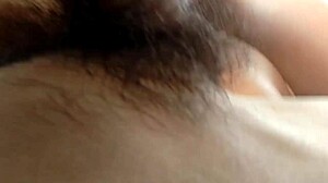 her beautiful friend's shaved pussy and blowjob make me cum hard