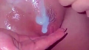 brazilian redhead wife hits gloryhole for hubby's cuckold cum treat