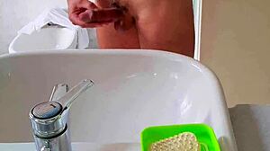 sauna bodybuilder neighbor ignores you while fingering thong panties