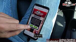 Deutsche fat BBW slut outdoor pickup fucked spontaneous real!