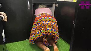 africa ghana maid's skinny ebony ass rides fat driver cock please subscribe red