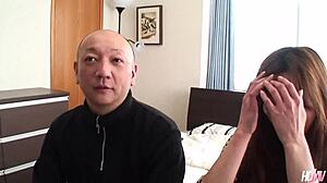 naughty japanese milf hitomi kanou hunts cock hairy pussy creampie