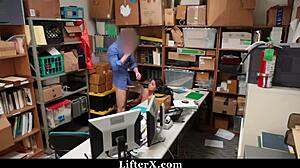 Shane Blair Caught Shoplifting, Bent Over And Punished In LP Office