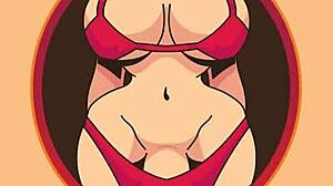 Josephine Jackson's futa shemale lips worship Clemence Audiard's throbbing cock hungrily