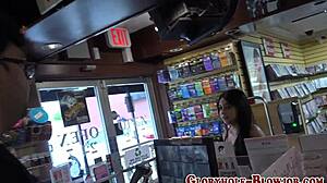 Teen Gulps Down Massive Black Cock At Gloryhole