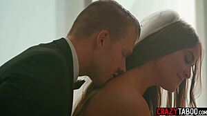naughty big ass bride gizelle blanco dives into rough fucking right at the altar