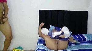 Padrastro Pervertido Fucks Hijastra's Big Ass in School Uniform