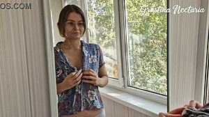 My real masturbation emotions: brunette skinny dress workout—which video hits hardest?