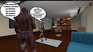 wet dreams comic part 2 has latina teen dancing for old man