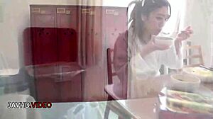 hardcore jav teen chisa hoshino's shaved pussy fingered deep fucked asian style