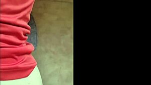 young latina begs for cock in her big ass pink pussy from behind homemade orgasm