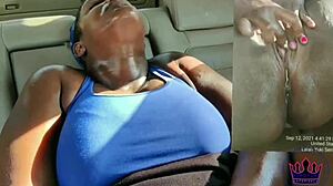 what happens when a sweet ebony wife previews her big black cock play in the car?