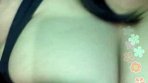 Indonesian Webcam Girl Shows Off Massive Asian Boobs Up Close