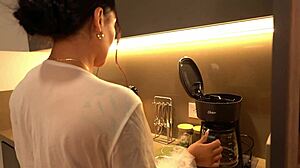 burglar pounds busty latina brunette hard