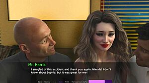 Boss threesome surprise in lingerie play