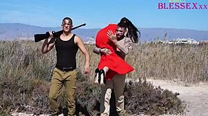 Hot Stepmom Blackmailed for Shaved Pussy Anal Bent Over