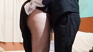 party slut sucks my dick then i fuck her hard