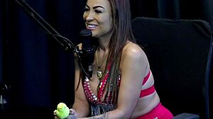 Swing House Slut Belinha Baracho Teases In Sheer Red While Cuck Hubby Watches Her Get Pounded!