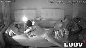 luuv gets first pussy lick on homemade webcam!