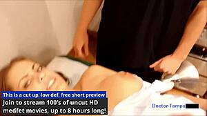 dr tampa gives katie university physical vibrator exam till she cums hard