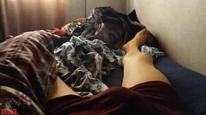 Sexy Skinny Solo Jerking Monster Cock After Wakeup Pov