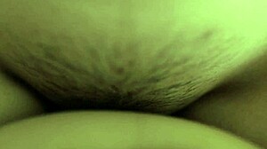 sexy indian brunette in satin lingerie creampied hard